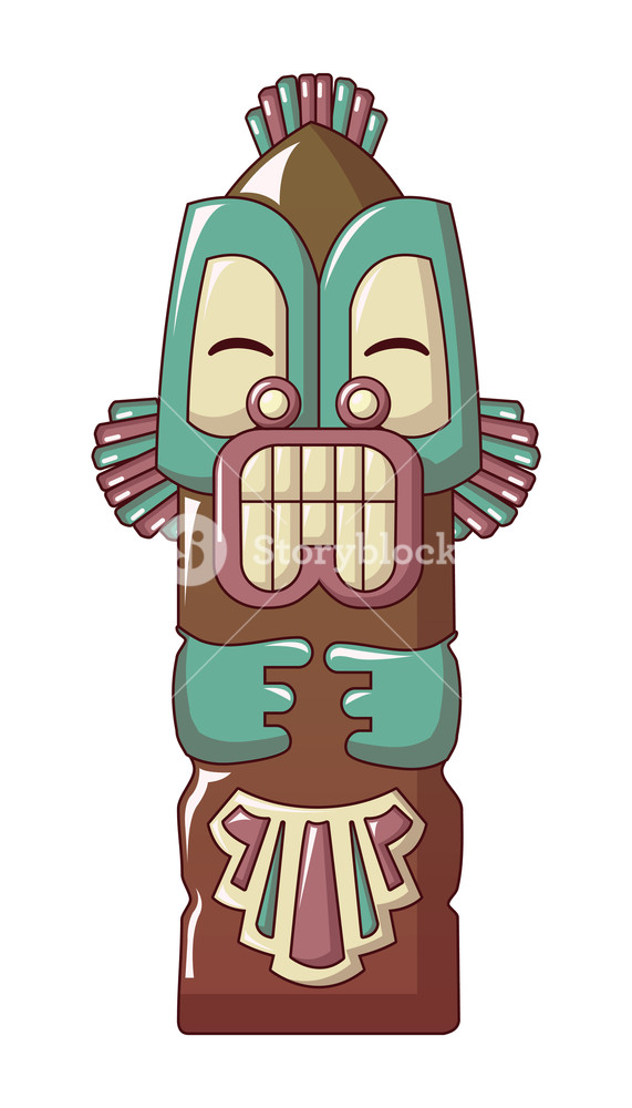 571x1000 Tiki Idol Icon Cartoon Of Tiki Idol Vector Icon For Web Design