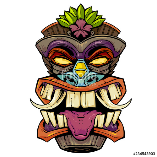 Tiki Head Vector at Vectorified.com | Collection of Tiki Head Vector ...