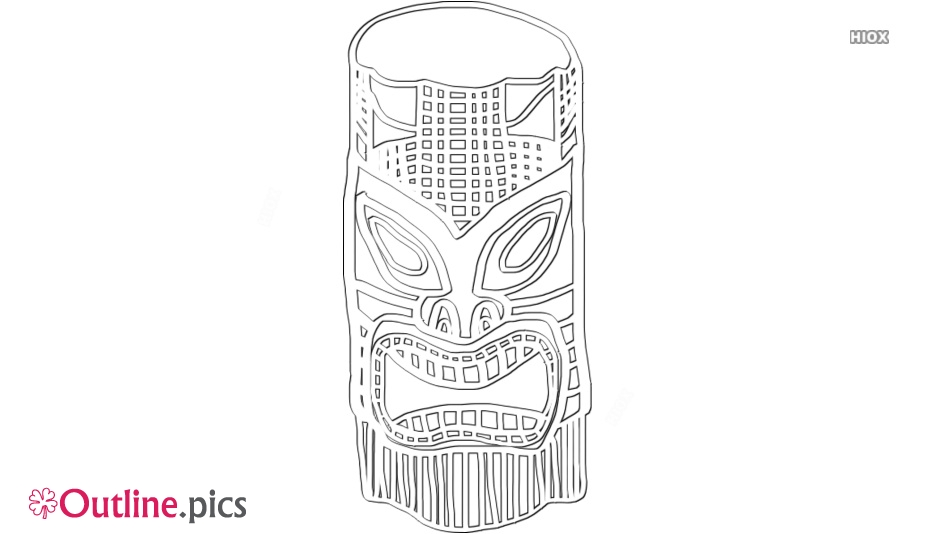 934x534 Tiki Hut Toy Outline Image And Vector Outline Pics