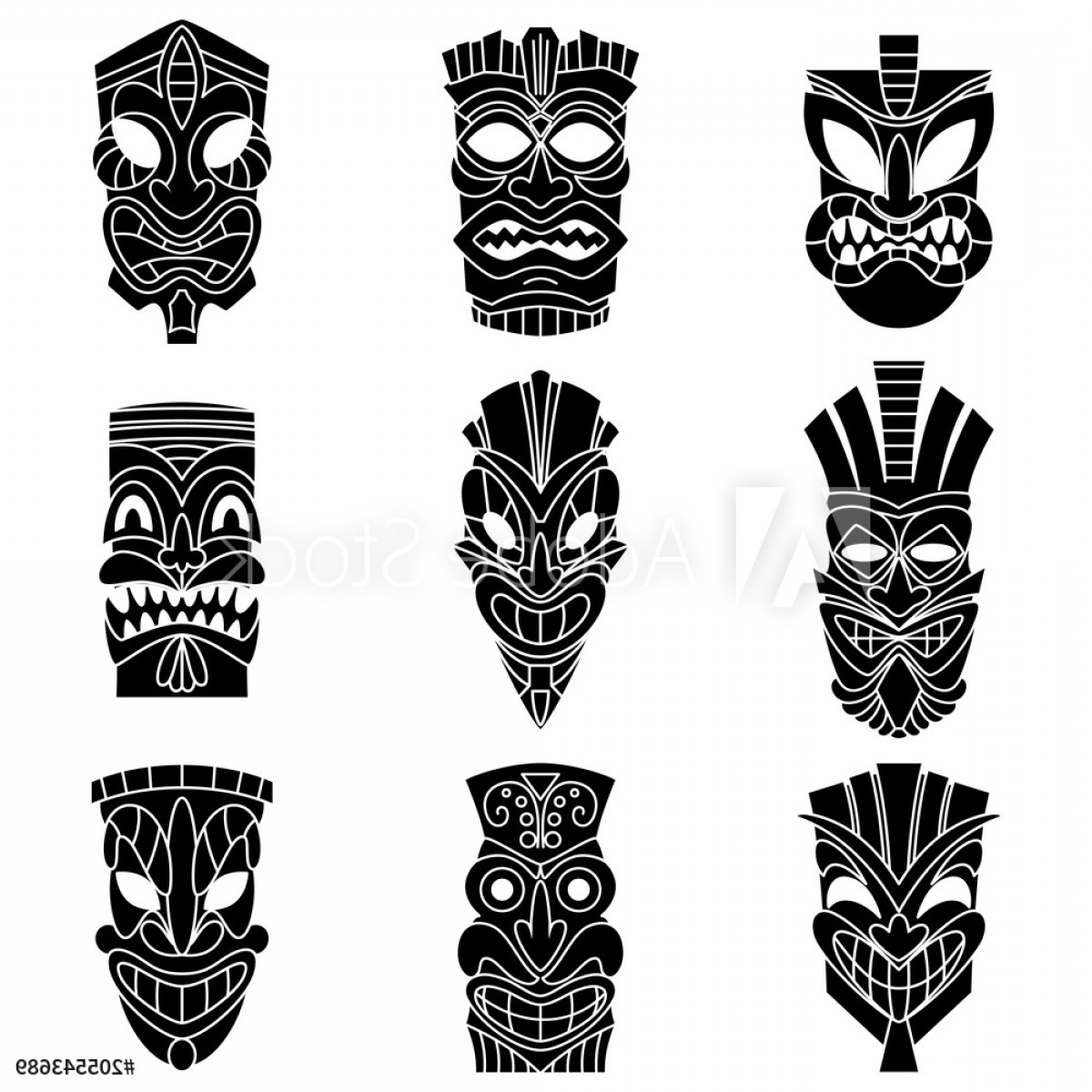 Tiki Mask Vector Boozeworthy 1200x1200 Tiki Mask Vector Boozeworthy
