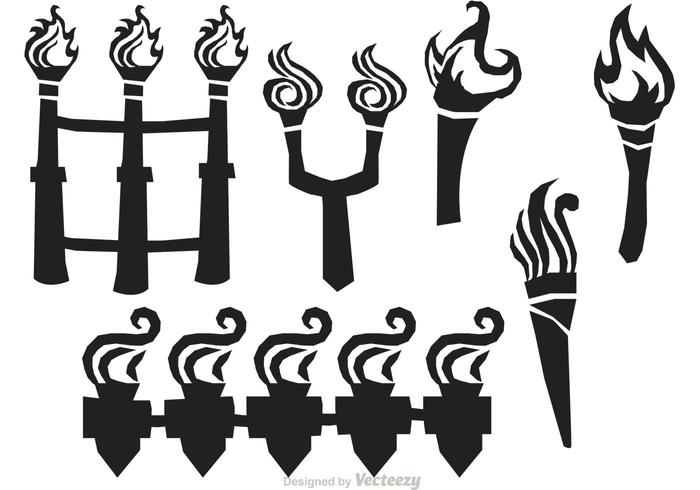 700x490 Tiki Torch Vectors