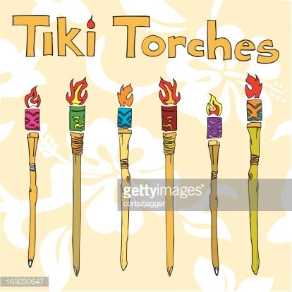 414x414 Tiki Torches