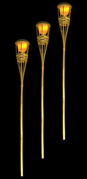 300x619 Battery Operated Tiki Torch Vector