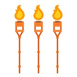 160x160 Burning Tiki Torch Icon Stock Image And Royalty Free Vector