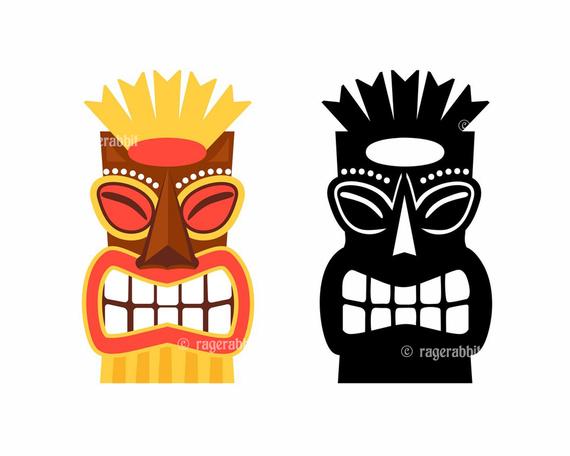 570x456 Tiki Tiki Statue Tiki Vector Tiki Commercial Use Etsy