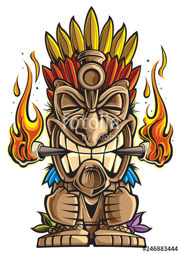 357x500 Tiki Character Stock Image And Royalty Free Vector