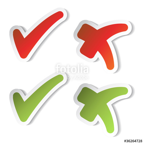 500x500 Vector Check Mark Stickers Stock Image And Royalty Free Vector