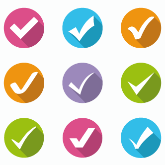 332x332 Vector Gratis De Tildes De Colores