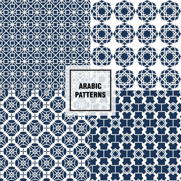 626x626 Arabic Tile Patterns Vector Free Download