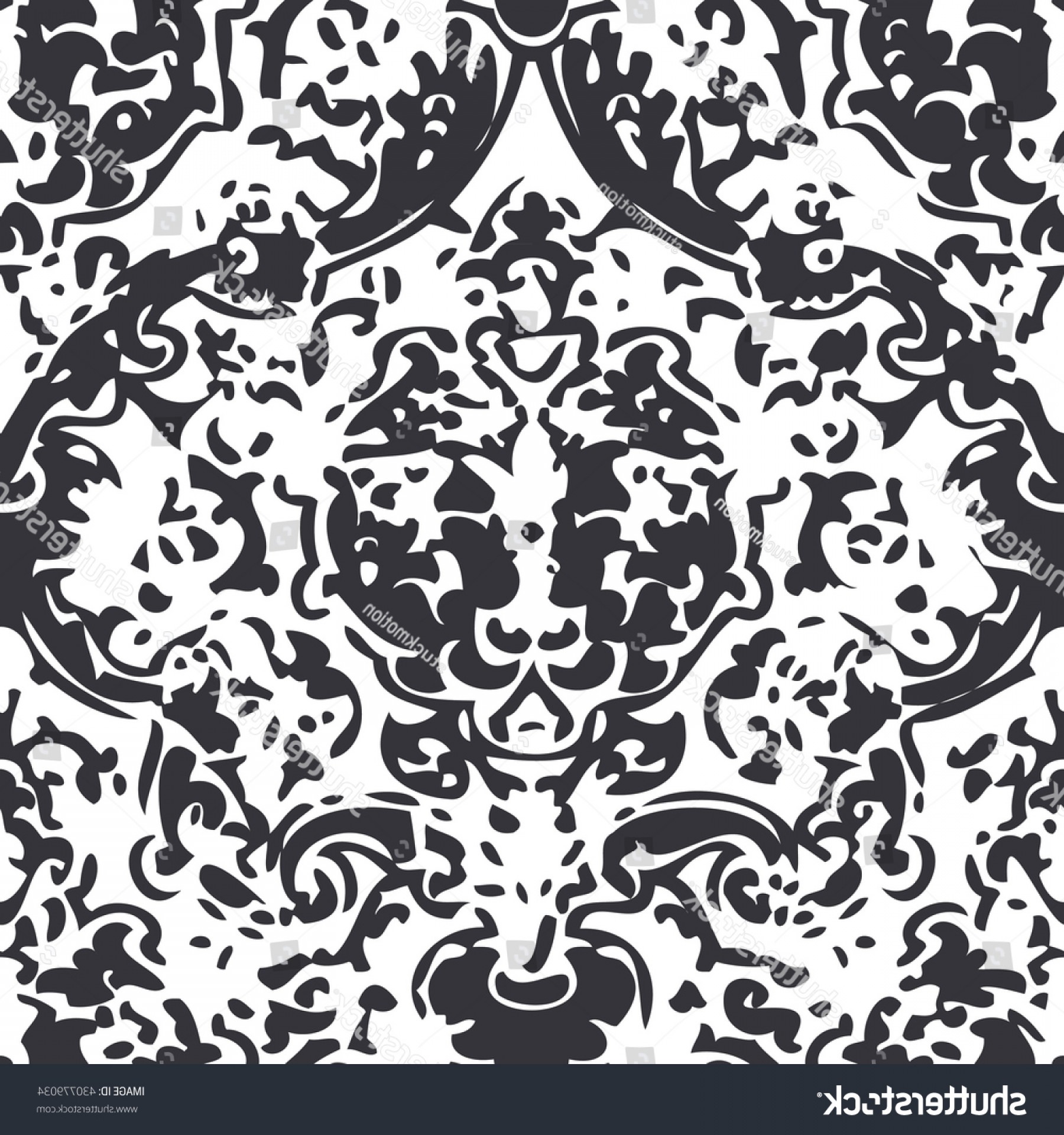 1800x1920 Distressed Damask Pattern Vector Background Tile Cqrecords