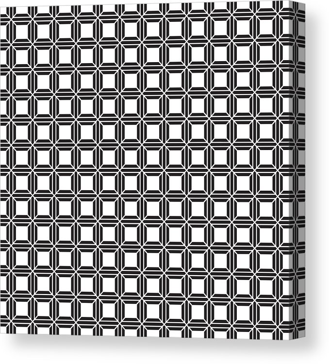 Seamless Vector Geometric Tile Texture Pattern Canvas Print 678x750 Seamless Vector Geometric Tile Texture Pattern Canvas Print