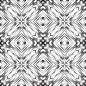Vector Mosaic Art Pattern Image Seamless Background Round 300x300 Vector Mosaic Art Pattern Image Seamless Background Round