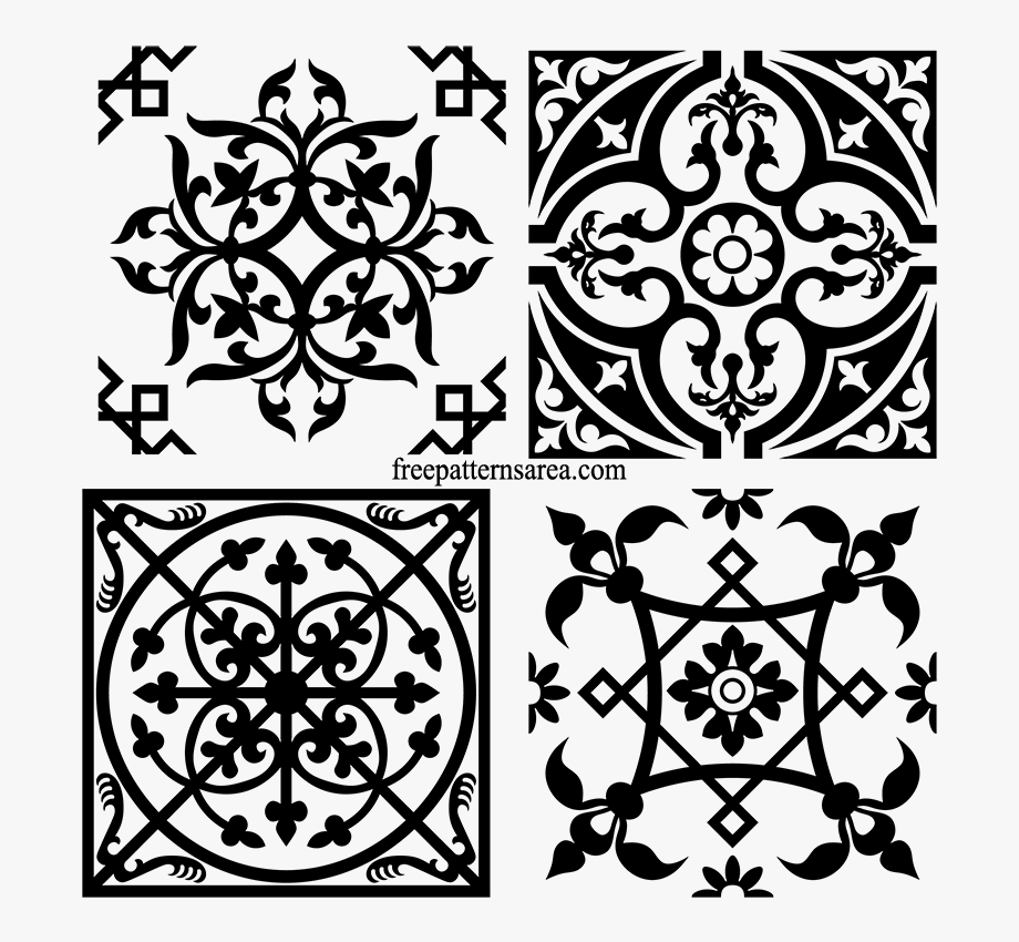 920x850 Square Ornament Tile Vector Patterns