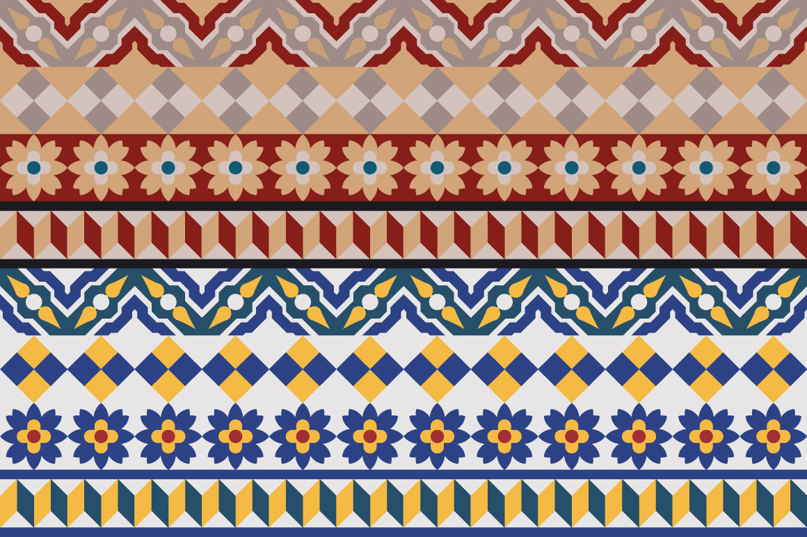 1160x772 Free Spanish Tile Vector