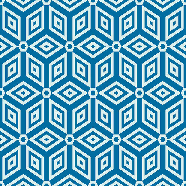 600x600 Graphic Simple Ornamental Tile, Vector Repeated Pattern Made Using