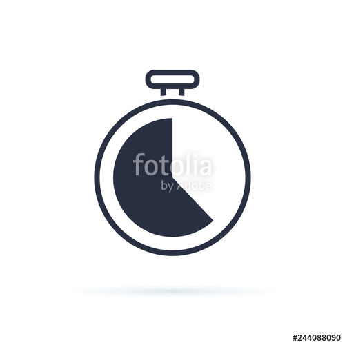 500x500 Time Icon Clock Icon Vector Business Deadline, Clockwise