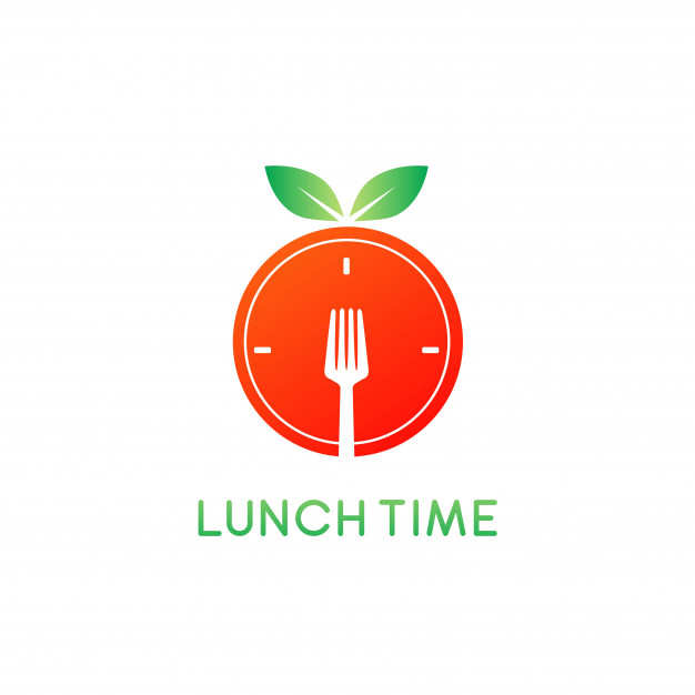 626x626 Lunch Time Logo Vector Premium Download