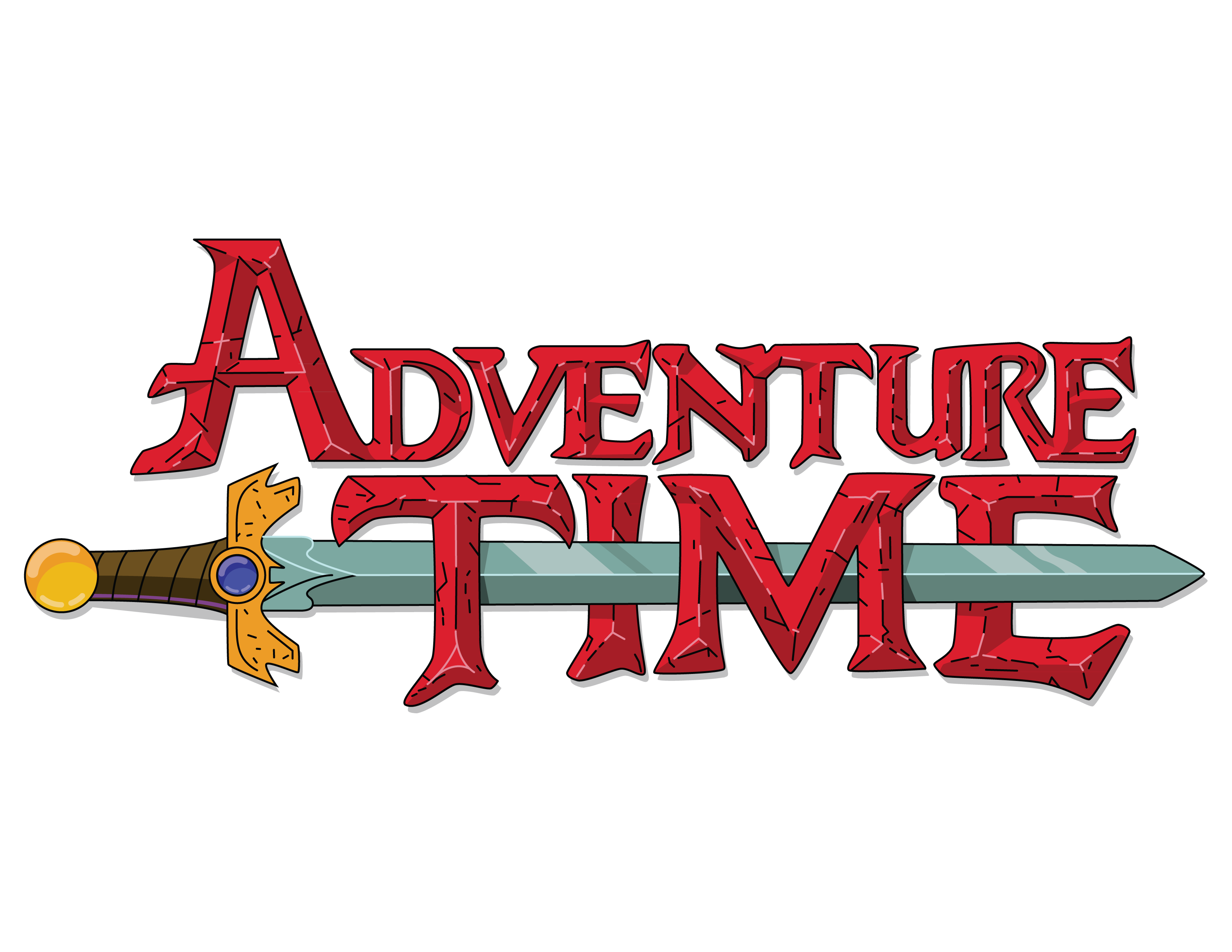 3168x2448 Adventure Time Logo Vectorized With Way More Detail