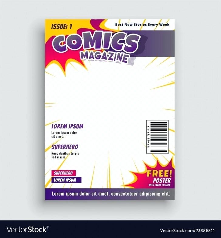 728x786 Magazine Cover Layout Template