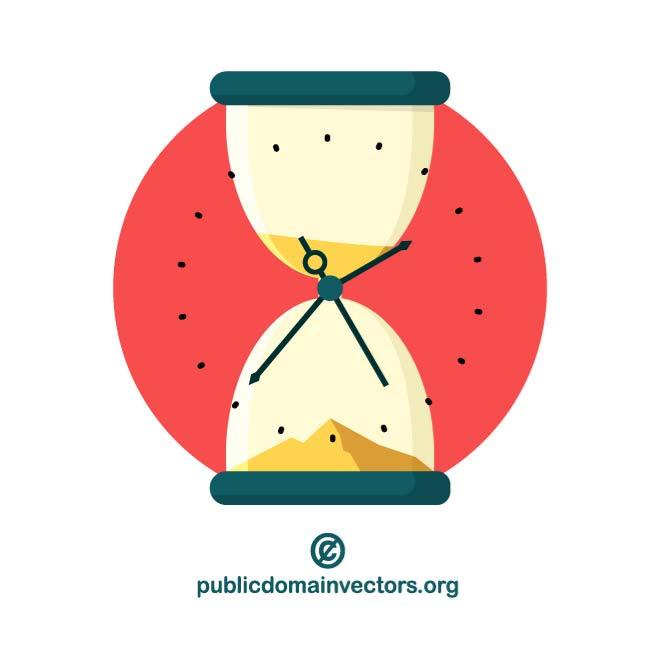 660x660 Hourglass Time Vector