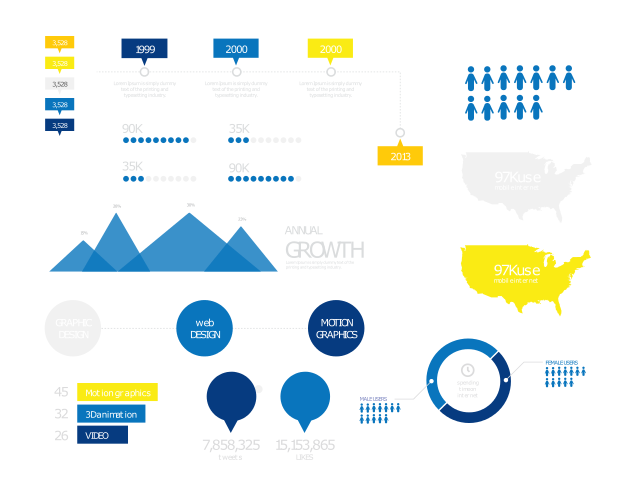 Timeline Vector Graphic Elements 621x477 Timeline Vector Graphic Elements