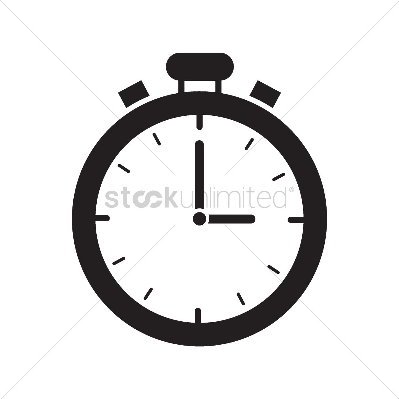 1300x1300 Timer Icon Vector Image