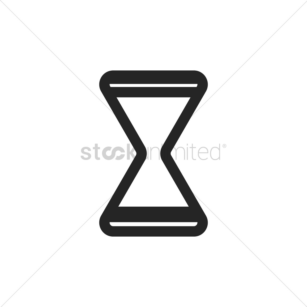 1300x1300 Sand Timer Vector Image