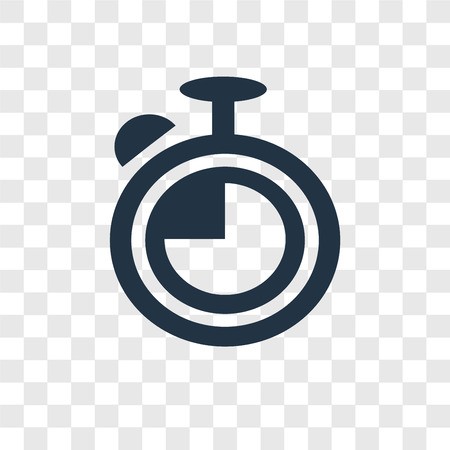 450x450 Timer Vector Icon Isolated On Transparent Background, Timer