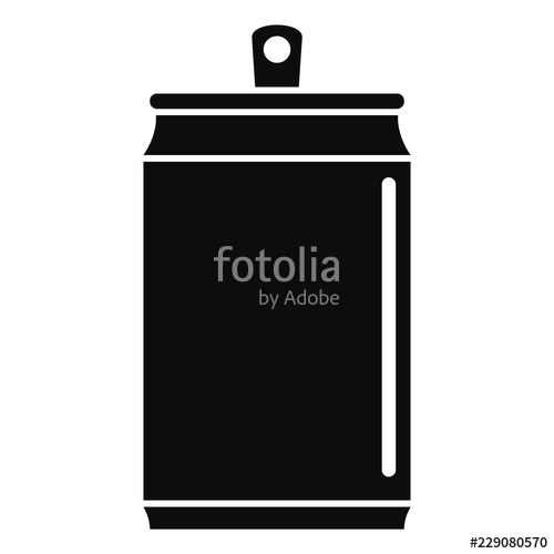 Beer Tin Can Icon Simple Illustration Of Beer Tin Can Vector Icon 500x500 Beer Tin Can Icon Simple Illustration Of Beer Tin Can Vector Icon
