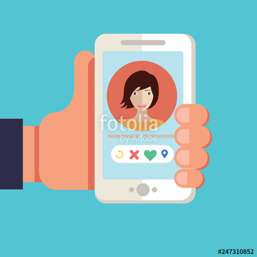 500x500 Virtual People Relationship Or Dating Date Cartoon Isolated