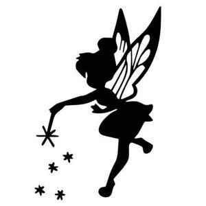 Tinkerbell Silhouette Vector at Vectorified.com | Collection of ...