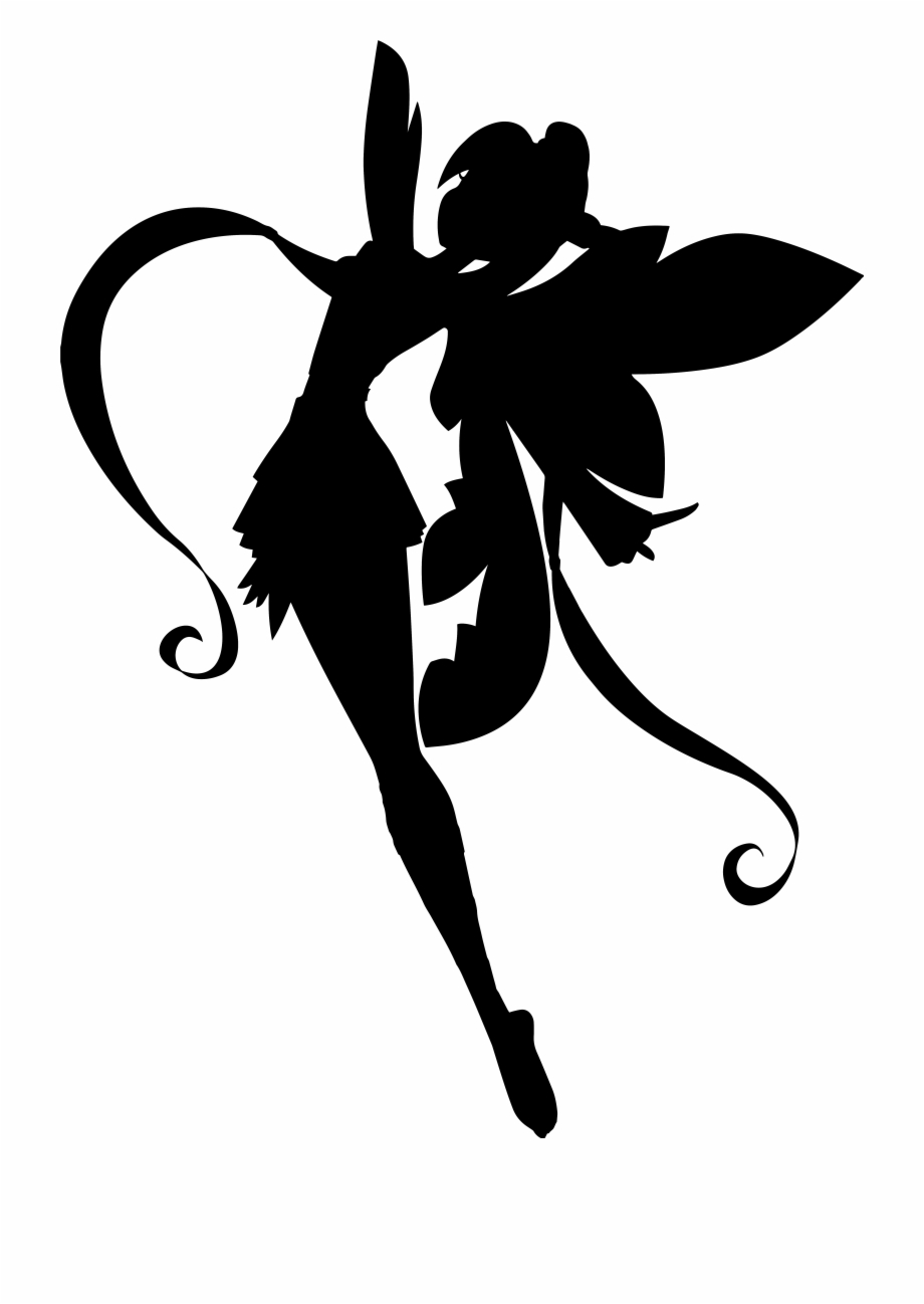 Tinkerbell Silhouette Vector at Vectorified.com ...