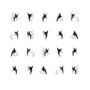 Tinkerbell Silhouette Vector 300x300 Tinkerbell Silhouette Vector