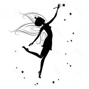 Tinkerbell Silhouette Vector at Vectorified.com | Collection of ...