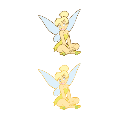 400x400 Tinkerbell Disney Vector Logo Free Download
