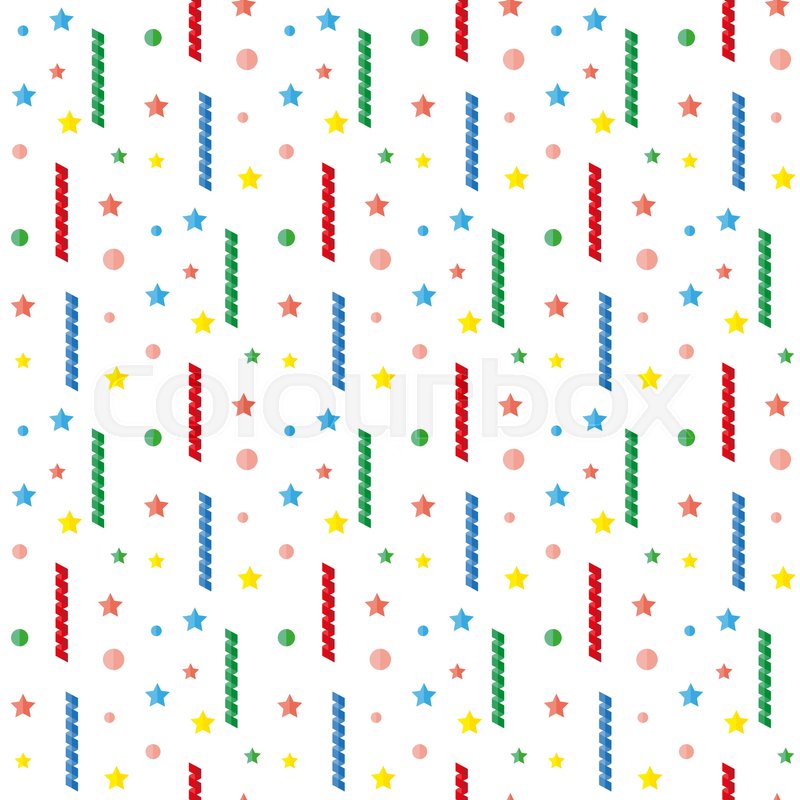 800x800 Serpentine, Tinsel, Sequins, Confetti Stock Vector Colourbox