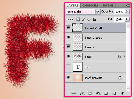 450x333 Tinsel Text Effect Christmas Holiday Font Textuts