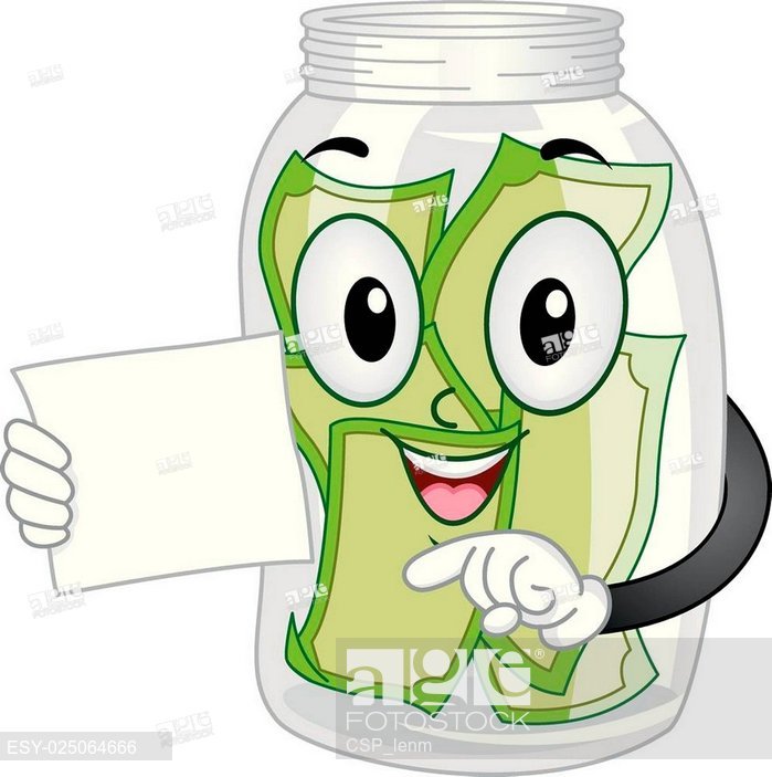 699x703 Mascot Tip Jar, Stock Vector, Vector And Low Budget Royalty Free
