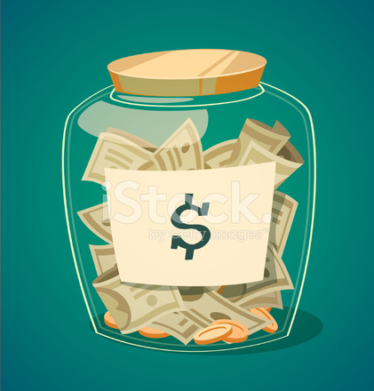 421x440 Saving Money Vector Stock Vector