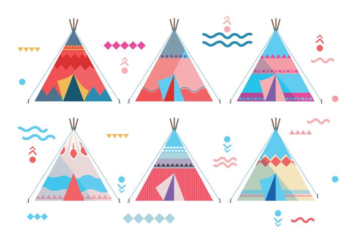 Teepee Vectors 700x490 Teepee Vectors