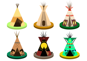 Tipi Free Vector Art 286x200 Tipi Free Vector Art