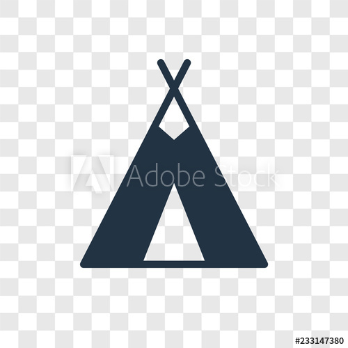 Tipi Vector Icon Isolated On Transparent Background, Tipi 500x500 Tipi Vector Icon Isolated On Transparent Background, Tipi