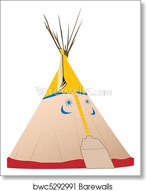 Vector Tipi Illustration 292x382 Vector Tipi Illustration
