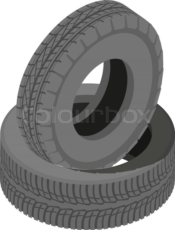 Tire Icon Isometric Illustration Of Stock Vector Colourbox 609x800 Tire Icon Isometric Illustration Of Stock Vector Colourbox