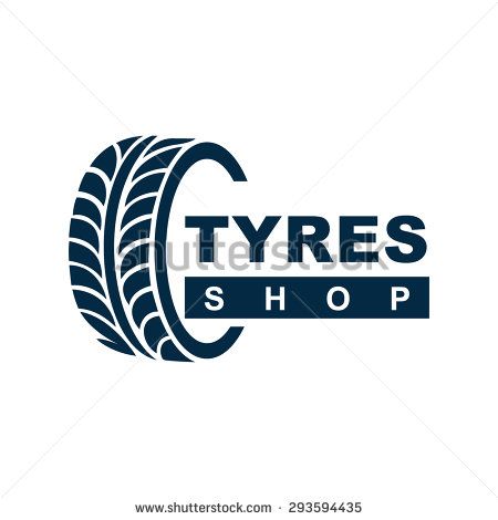 450x470 Stock Vector Tyre Shop Logo Design Tyre Business Branding All