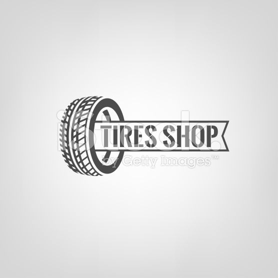 556x556 Beautiful Vector Illustration Of The Tire Shop Logotype Modern