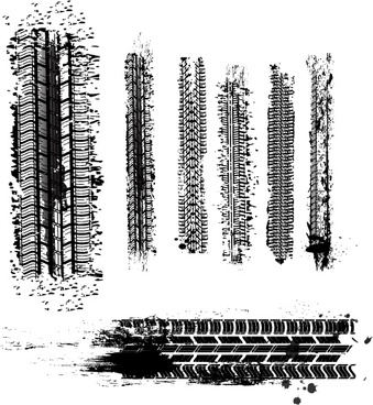 Bicycle Tire Tracks Free Vector Download 339x368 Bicycle Tire Tracks Free Vector Download
