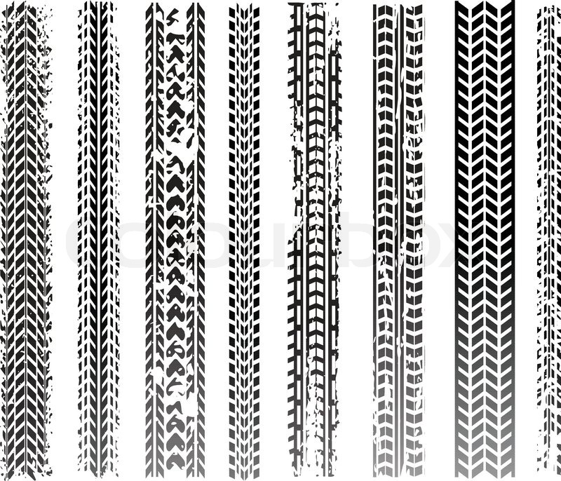 Vector Grunge Dirty Tire Tracks Stock Vector Colourbox 800x686 Vector Grunge Dirty Tire Tracks Stock Vector Colourbox