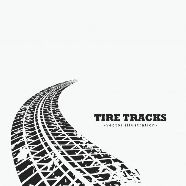 Dirty Tire Tracks Fading Into The Horizon Vector Free Download 626x626 Dirty Tire Tracks Fading Into The Horizon Vector Free Download