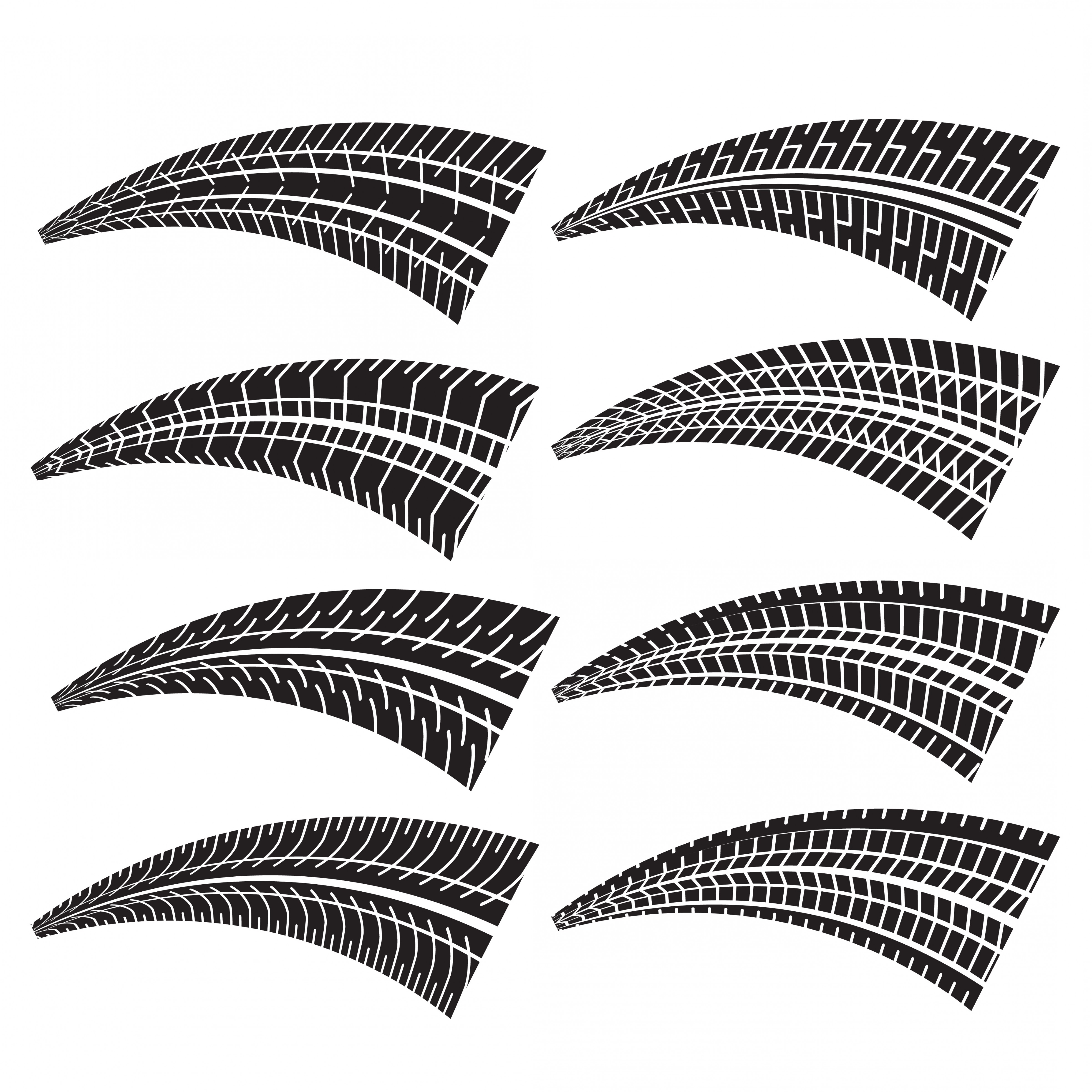 4801x4801 Tire Marks Vector Hoodamath